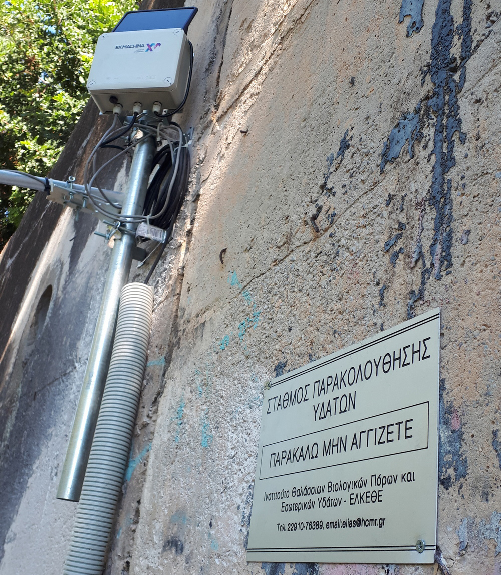 Installation of the environmental monitoring station in Pikrodafni